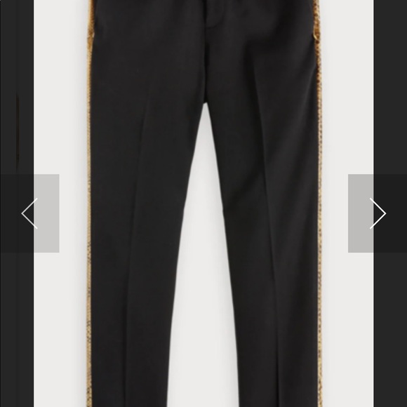 Scotch & soda tailored side stripe snake trouser - Picture 3 of 9